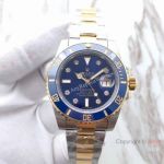EW Replica Rolex Submariner Two Tone Diamond Markers Watch Swiss 3135